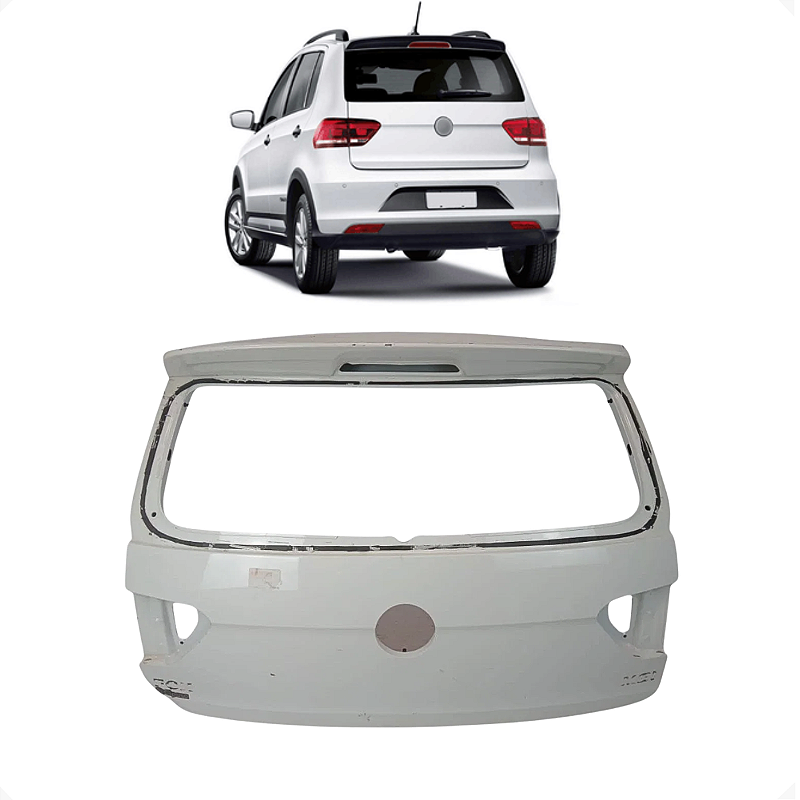 Tampa Traseira Volkswagen Fox MSI 2017 2018 2019 Detalhe