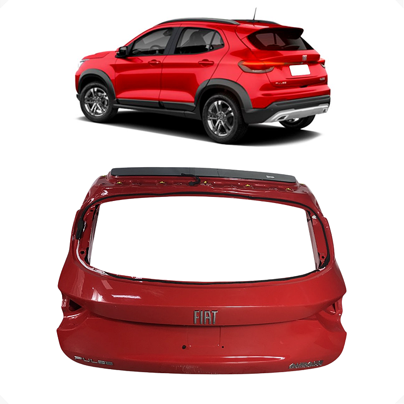 Tampa Traseira Fiat Pulse 2021 2022 2023 2024 C/Detalhe