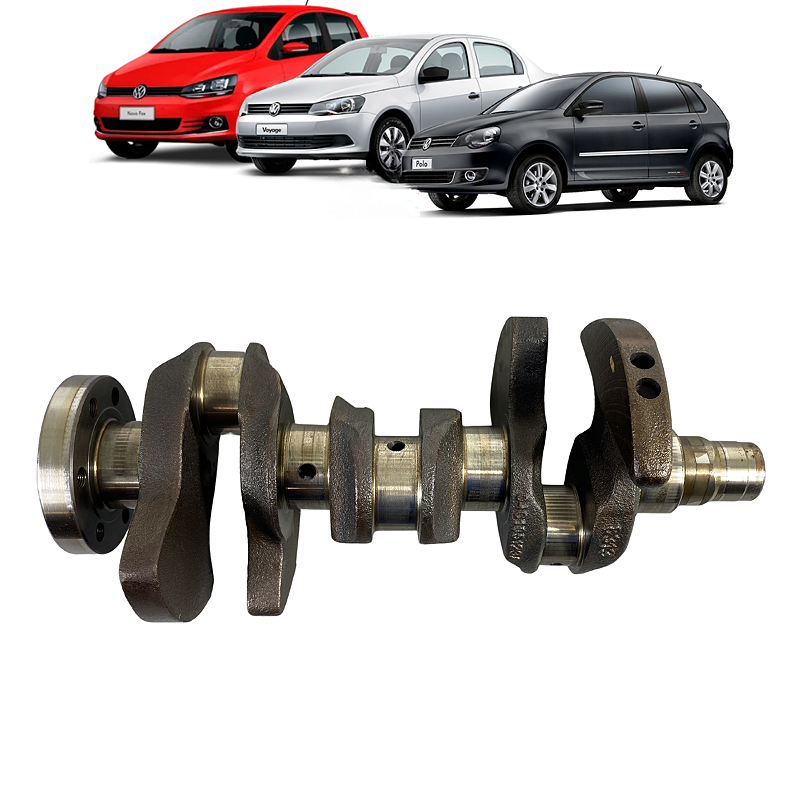 Eixo Virabrequim VW Gol 1.0 3cc Fox Up! Voyage Polo 12v 2022