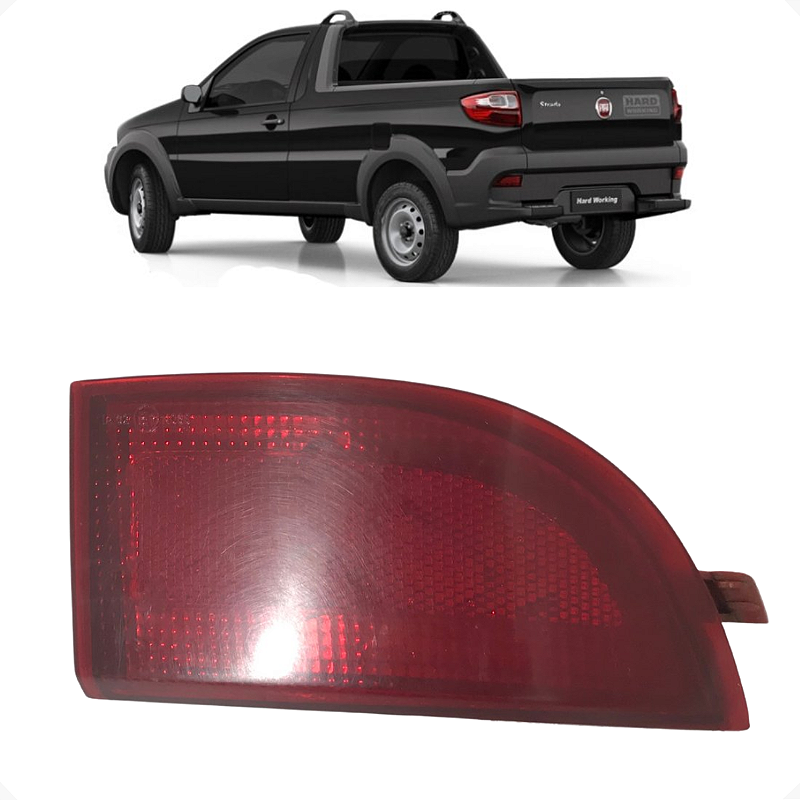 Refletor Traseiro Direito Fiat Strada 1.4 2016 2017 a 2020
