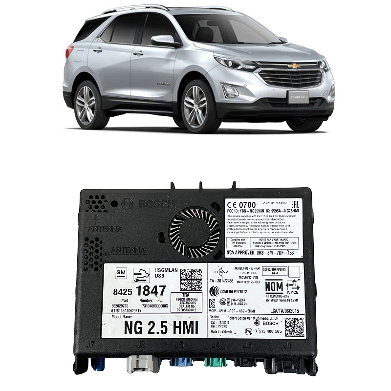 Módulo Interface Gm Equinox 2.0 2017 2018 2019 2020