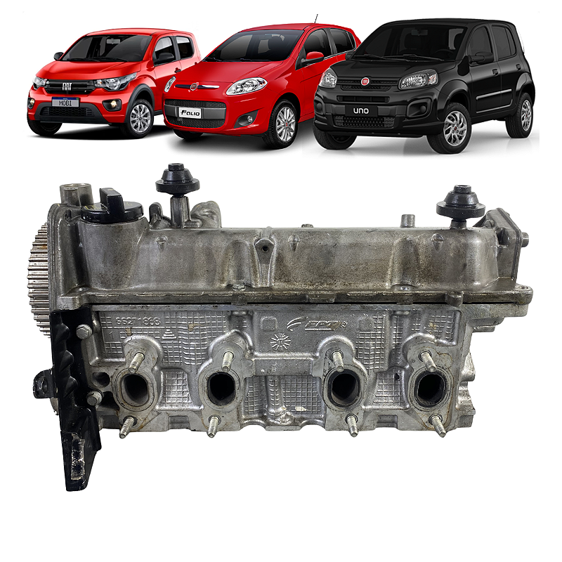 Cabeçote Fiat Mobi Uno Palio 1.0 8v Fire Evo 4cc 2017 2018