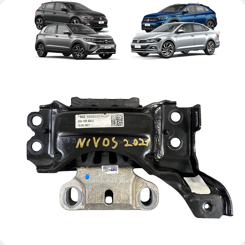 Coxim Motor Esquerdo VW Polo Nivus Virtus T-Cross 1.0