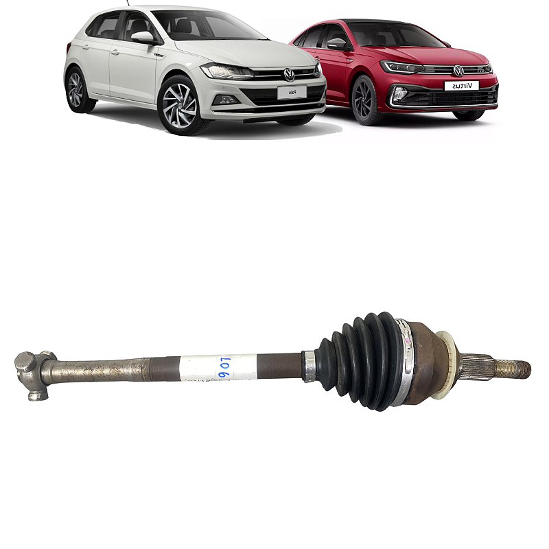 Semi Eixo Homocinetica Esquerda VW Polo Virtus 2018 a 2022