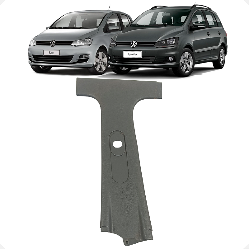 Moldura Coluna Central Esquerda VW Spacefox Fox 2013 a 2017