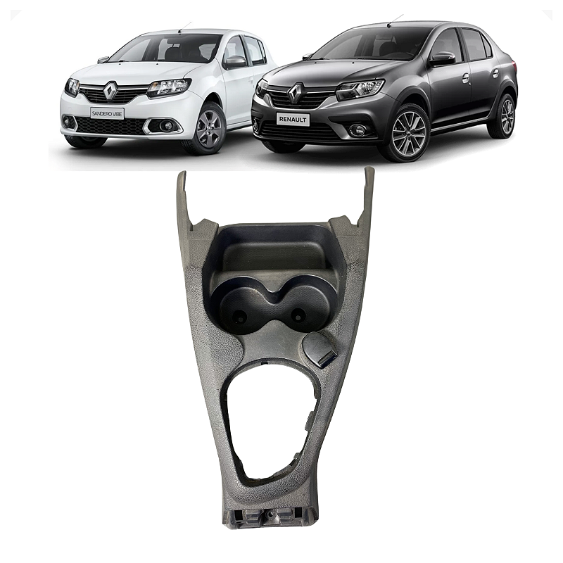 Moldura Console Central Renault Sandero logan 2015 a 2023
