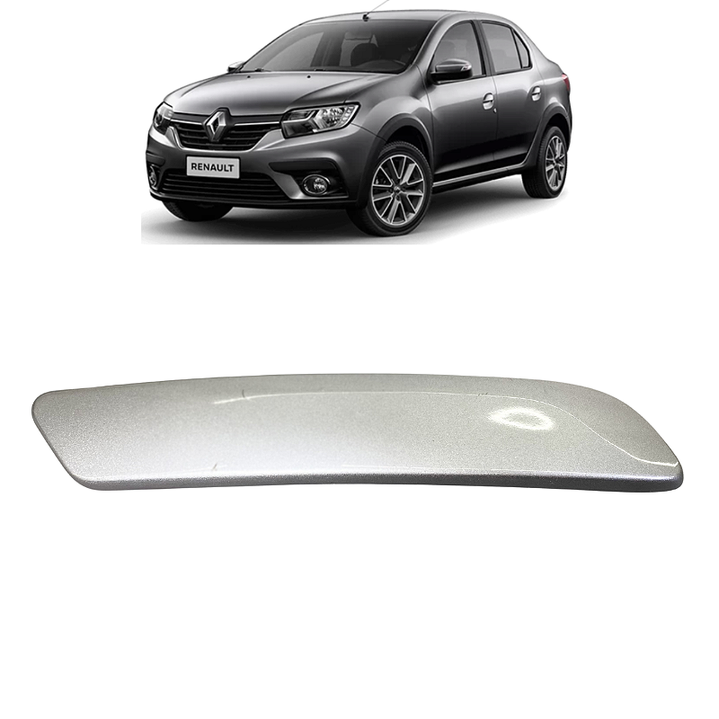Moldura Puxador Porta Dianteira Esquerda Renault Logan 2018
