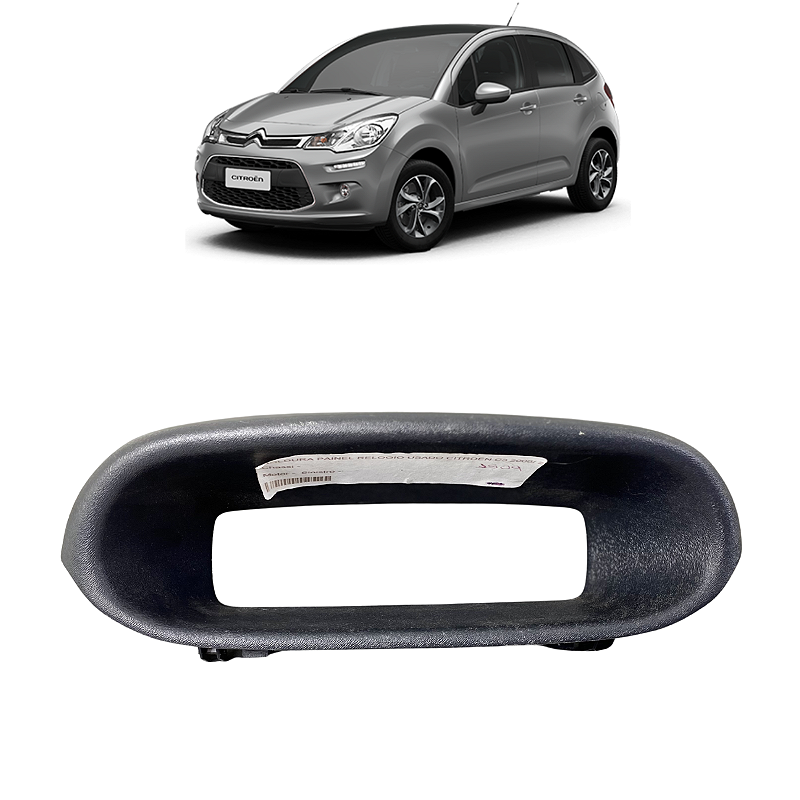 Moldura Painel Relógio Citroen C3 2008 2009  2010  2011 2012
