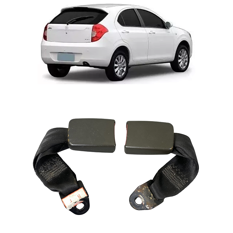 Par Engate Cinto Traseiro Jac J3 2011 2012 2013 2014 2015