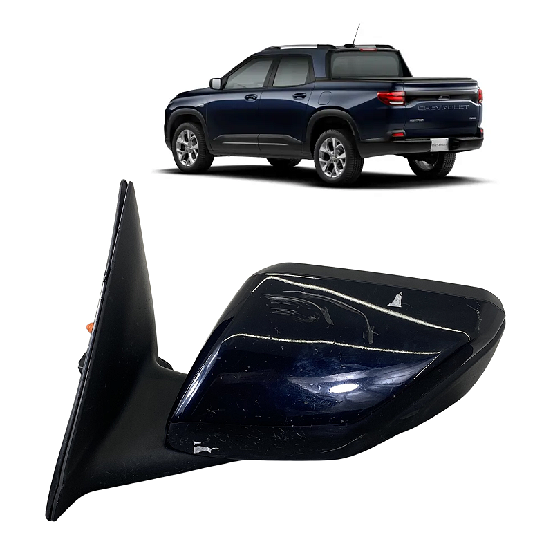 Retrovisor Esquerdo Chevrolet Montana 2023 2024 Detalhe