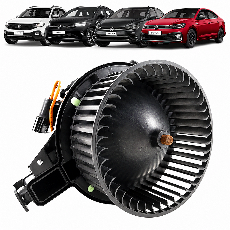 Motor Ar Forçado VW Polo Nivus Virtus T-Cross 2018 a 2023