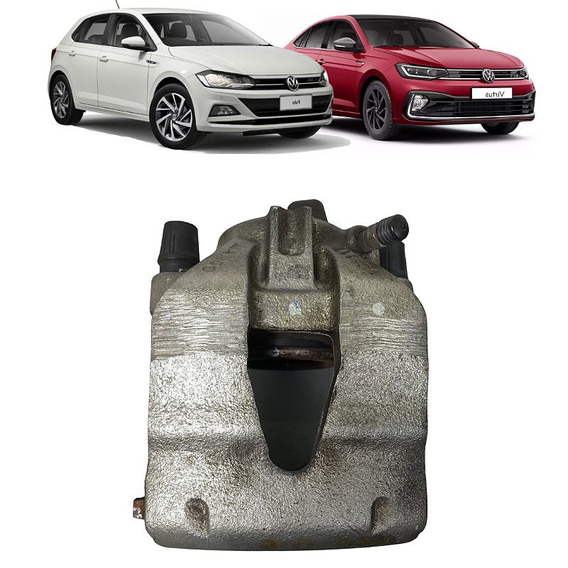 Pinça Freio Dianteira Esquerda Volkswagen Polo Virtus 2018 a 2023