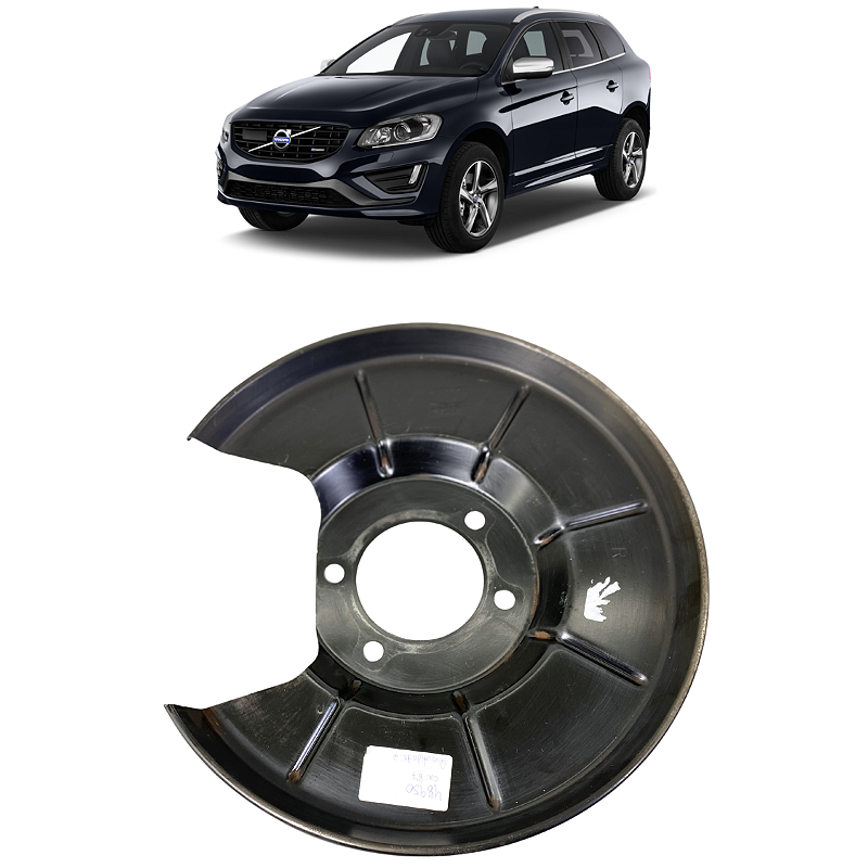 Espelho Disco Freio Traseiro Direito Volvo XC60 2014 a 2017