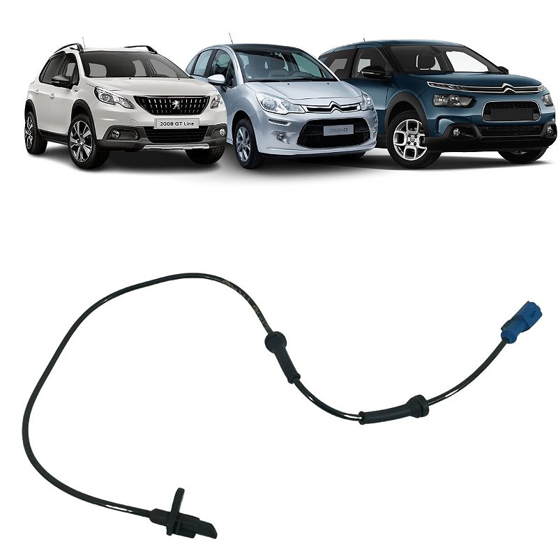 Sensor Abs Traseiro Peugeot 2008 208 Citroen C3 C4 1.6