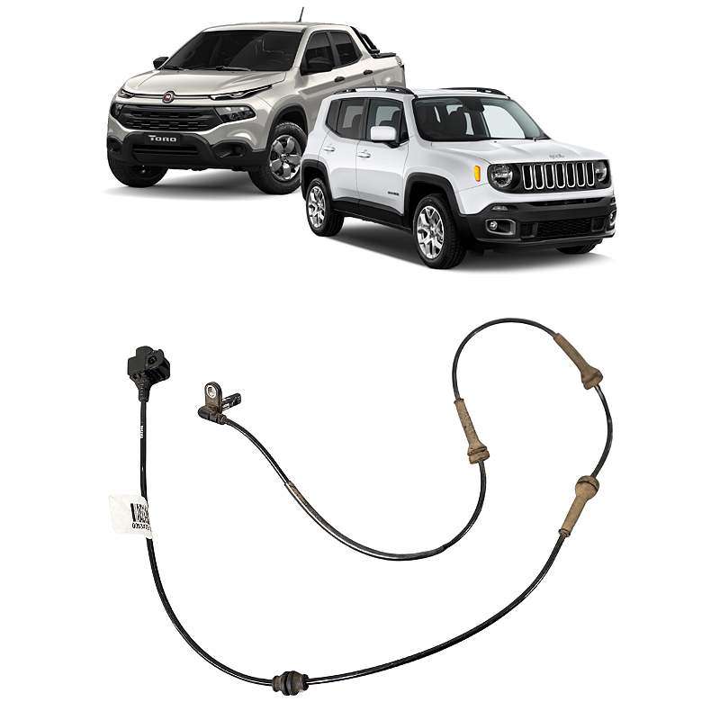 Sensor Abs Traseiro Jeep Compass Renegade 2017 2018 a 2022