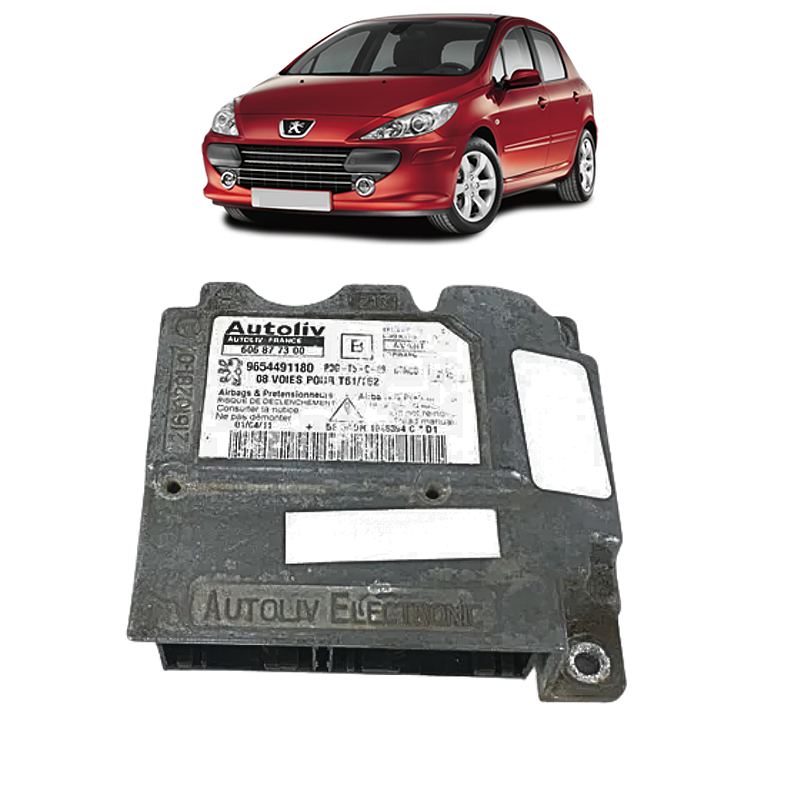 Modulo AirBag Acionado Peugeot 307 1.6 2001 2002 a 2012