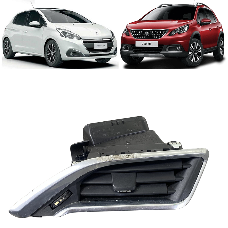 Difusor De Ar Direito Peugeot 208 2008 2015 2016 2017 a 2020