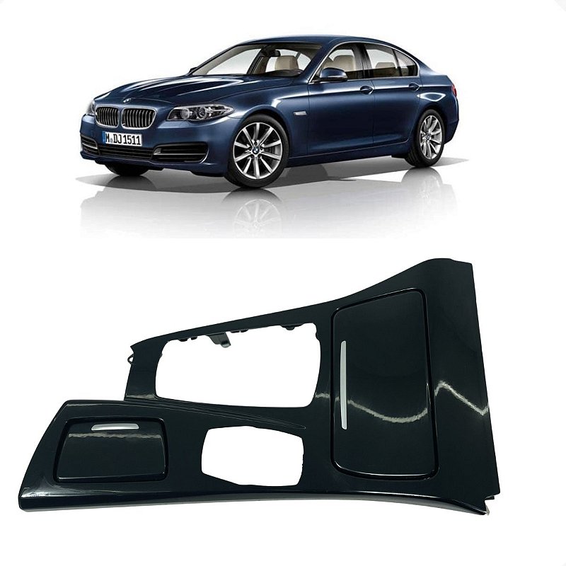 Console Porta Copos BMW Serie 5 528I 2012 2013 Detalhe