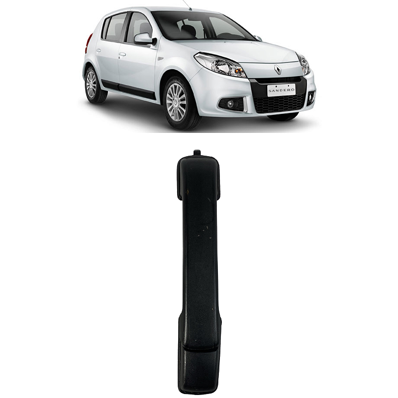 Maçaneta Externa Porta Traseira Renault Sandero 2008 a 2013