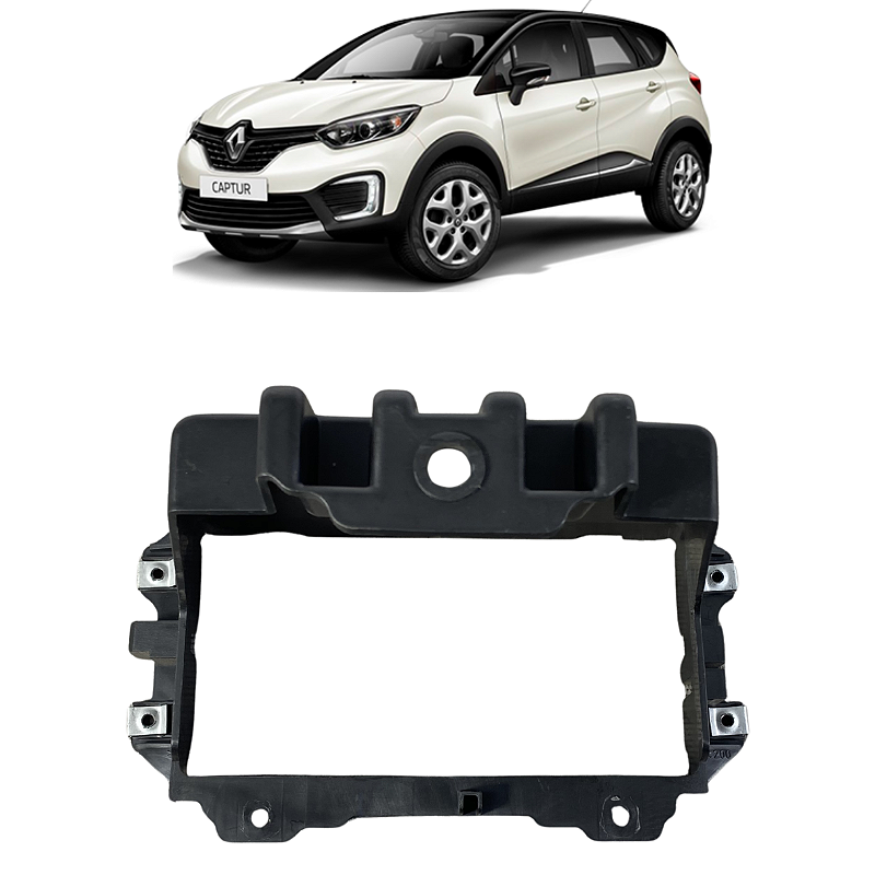 Moldura Rádio Multimídia Renault Captur 2017 2018 a 2020