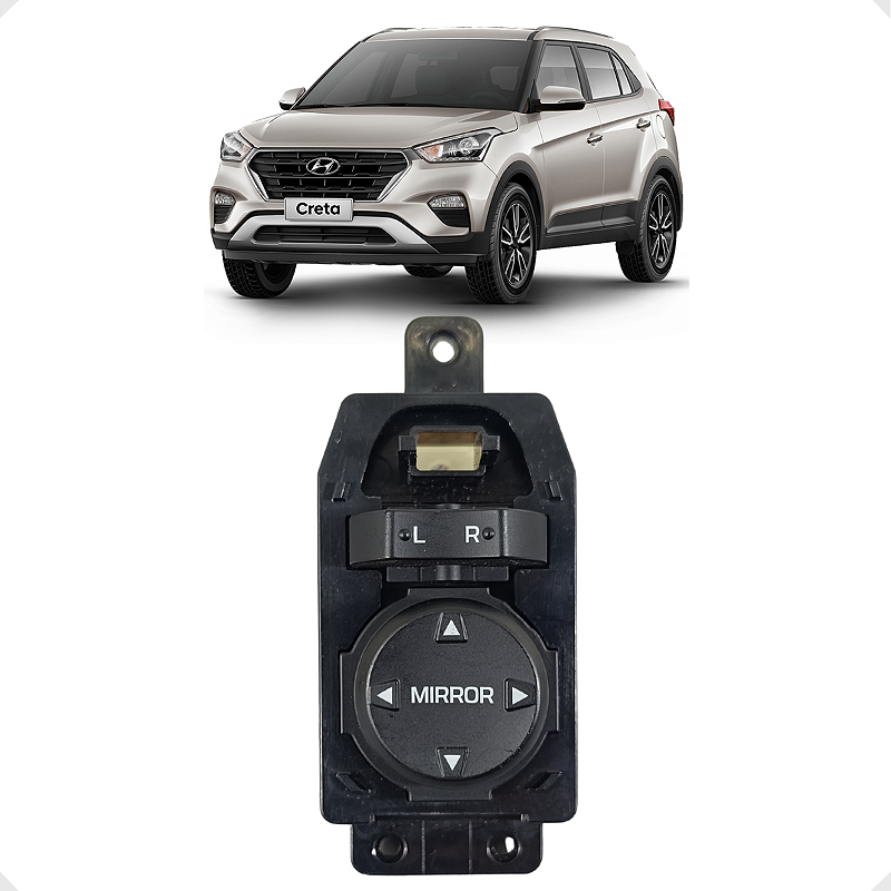 Botão Comando Retrovisor Hyundai Creta 2018 2019 2020