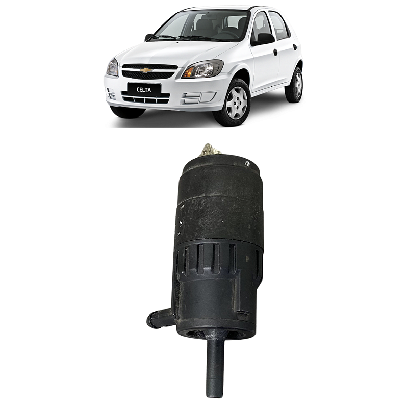Motor Bomba Esguicho Limpador GM Celta 2012 2013 2014 a 2026