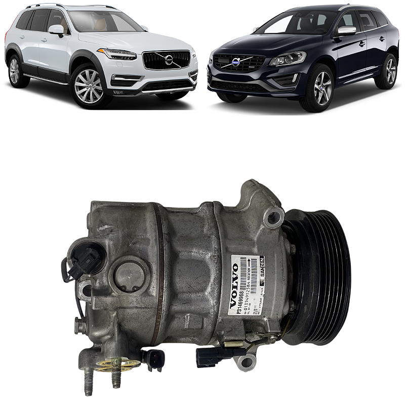 Compressor Ar Volvo Xc60 Xc70 Xc90 2.0 T5 T6 2014 2015 2016