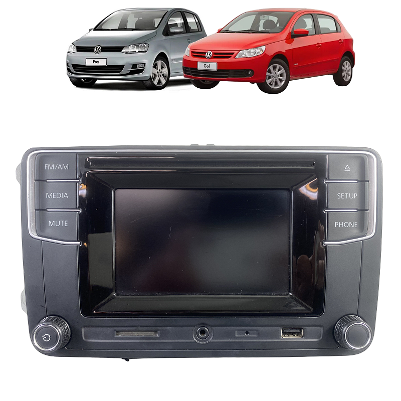 Multimídia Vw Gol Fox Voyage 2015 2016 2017 2018 2019 a 2022