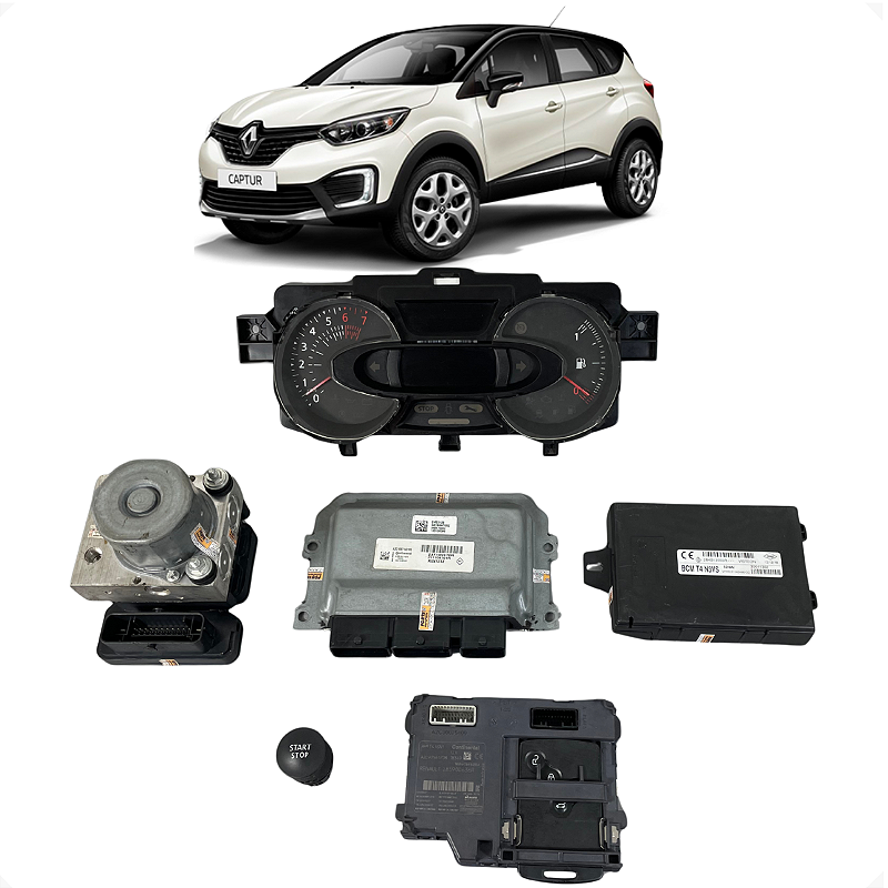 Kit Code Injeção Renault Captur Life 1.6 2019 2020