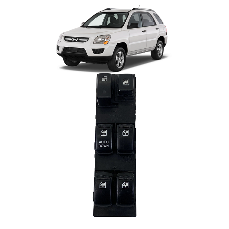 Comando Vidro Elétrico Kia Sportage 2007 2008 2009 2010