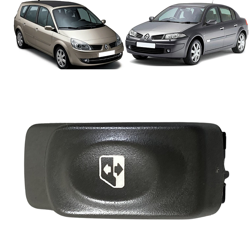Botão Vidro Elétrico Renault Megane Clio Scenic 1999 a 2008