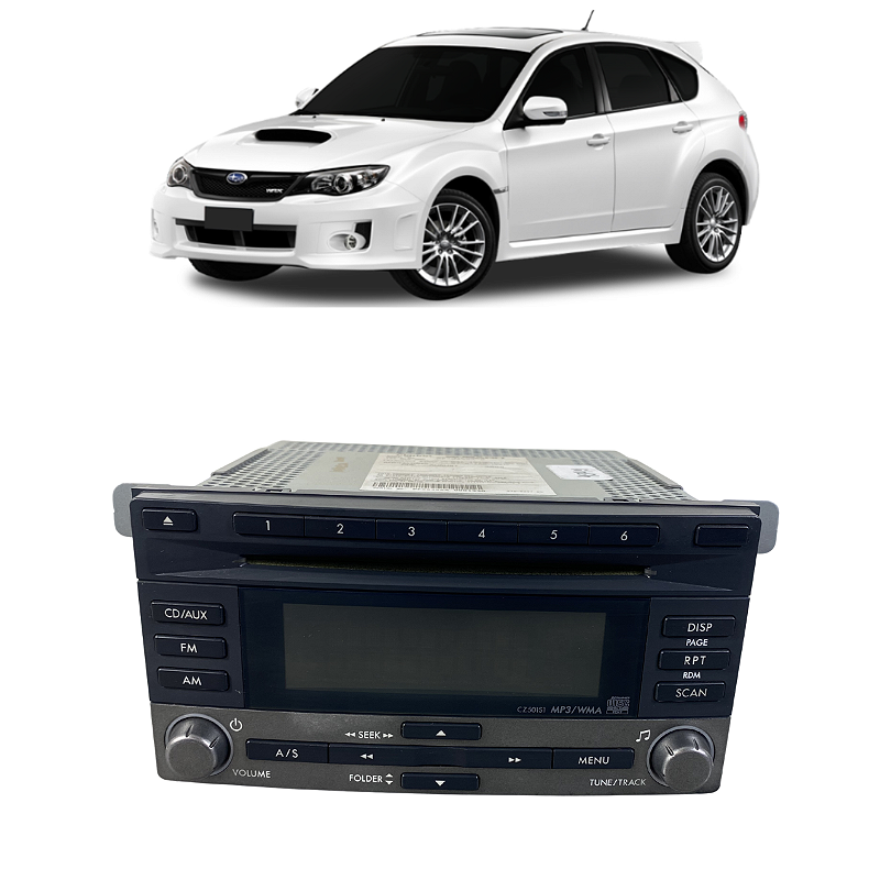 Rádio CD player Subaru Impreza 2.0 2007 2008 2009 2010