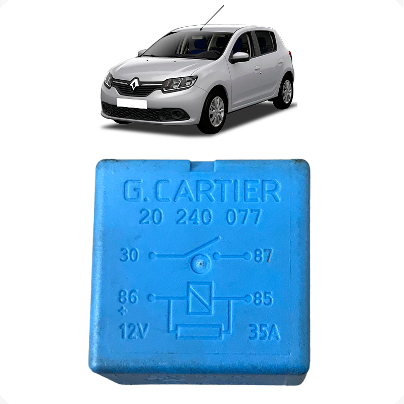 Rele Auxiliar Temporizador Limpador Sandero 2008 a 2016