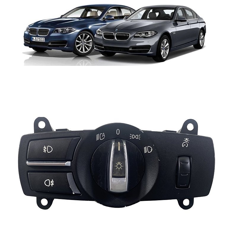 Comando Farol BMW Serie 5 528i 535i 2010 2011 2012 2013 2014