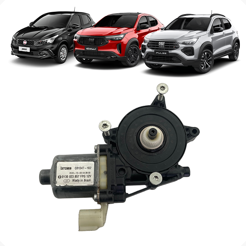 Motor Vidro Elétrico Esquerdo Fiat Fastback Pulse Argo 2019