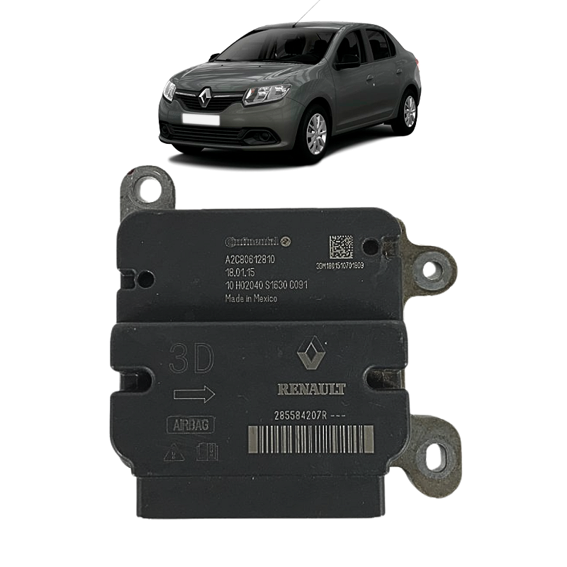 Módulo Airbag Acionado Renault Logan 1.6 2016 2017 2018