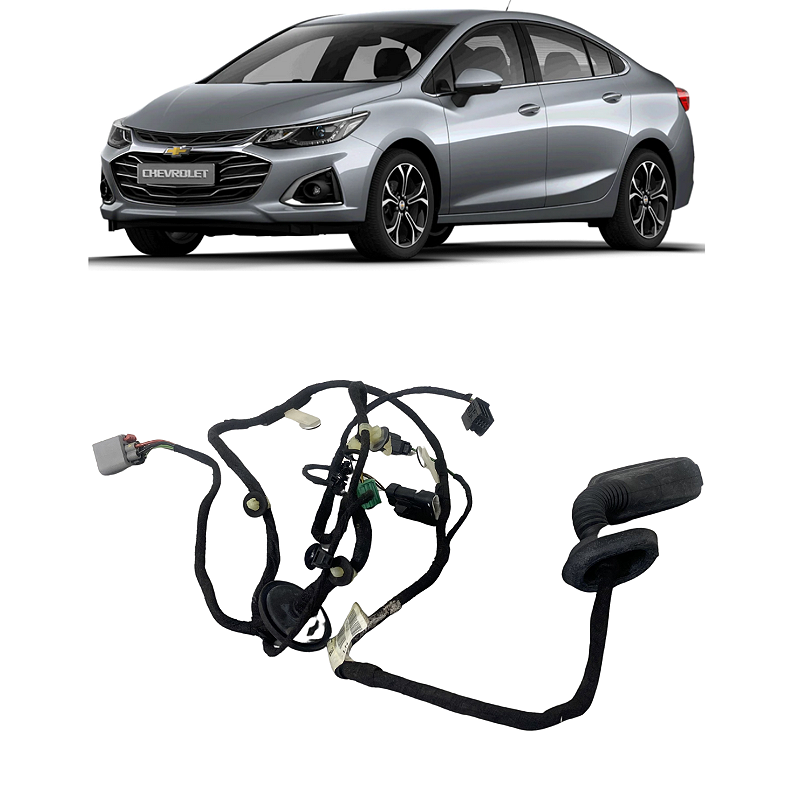 Chicote Porta Traseira Esquerda GM Cruze 2017 a 2021