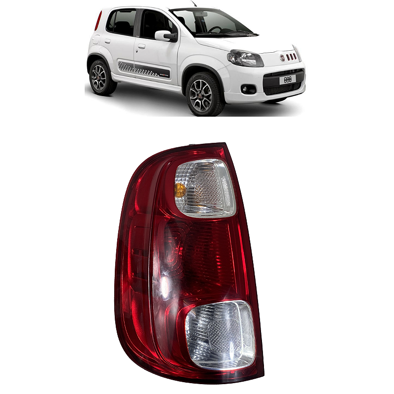 Lanterna Traseira Esquerda Fiat Uno Vivace 2013 2014 Detalhe