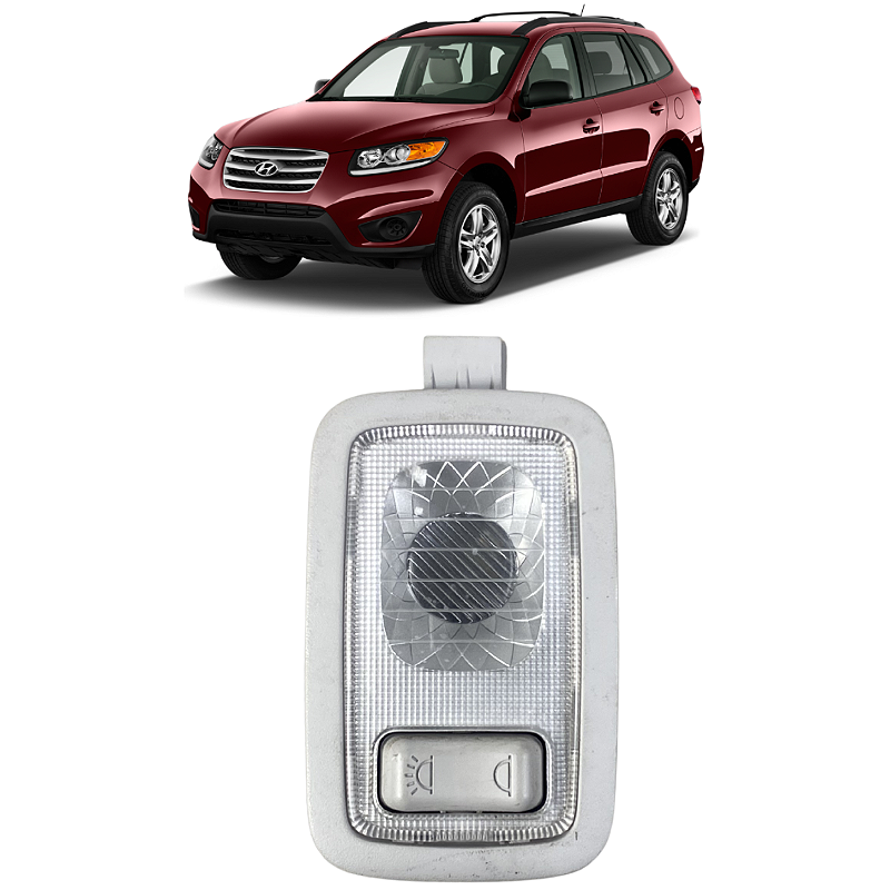 Luz Teto Cortesia Hyundai Santa Fe 2008 2009 2010 a 2012