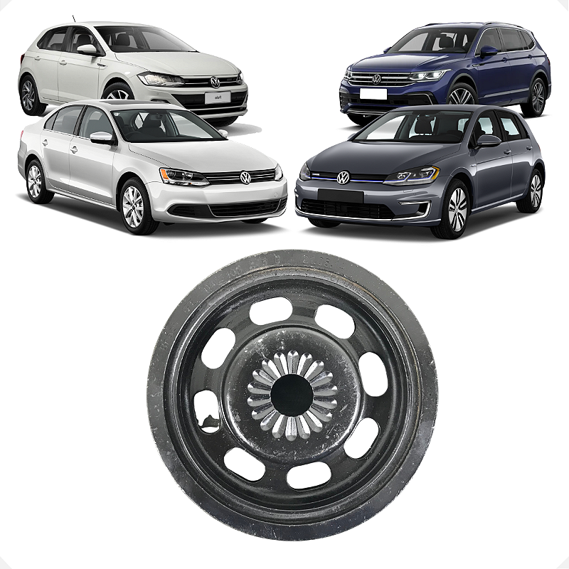 Polia Virabrequim Volkswagen Golf Polo Jetta Tiguan 1.4