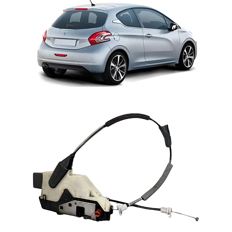 Fechadura Porta Traseira Direita Peugeot 208 2008 1.6 2018