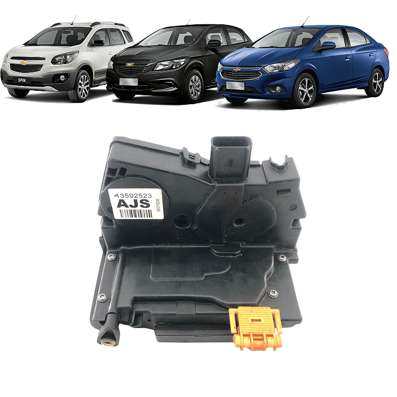 Fechadura Dianteira Direita GM Onix Prisma Spin 2014 a 2019