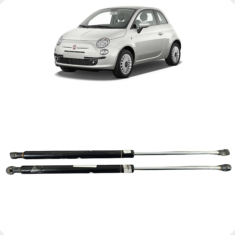 Par Amortecedor Porta Malas Fiat 500 1.4 2011 2012 2013