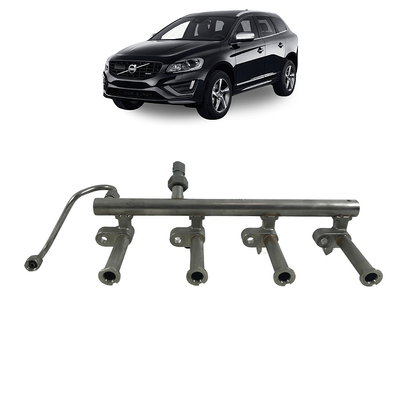 Flauta Bico Injetor Volvo XC60 2.0 T5 T6 2014 2015 2016 2017
