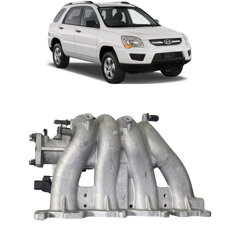 Coletor Admissão Kia Sportage 2.0 2005 2006 2007 2008 a 2010