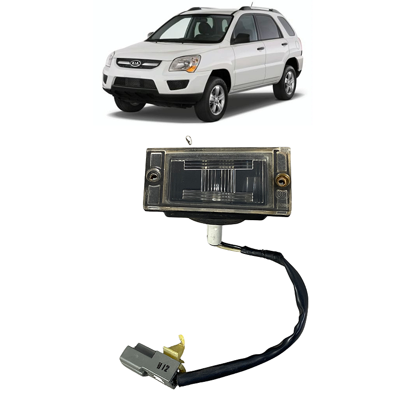 Luz Placa Traseira Esquerda Kia Sportage 2005 2006 a 2010