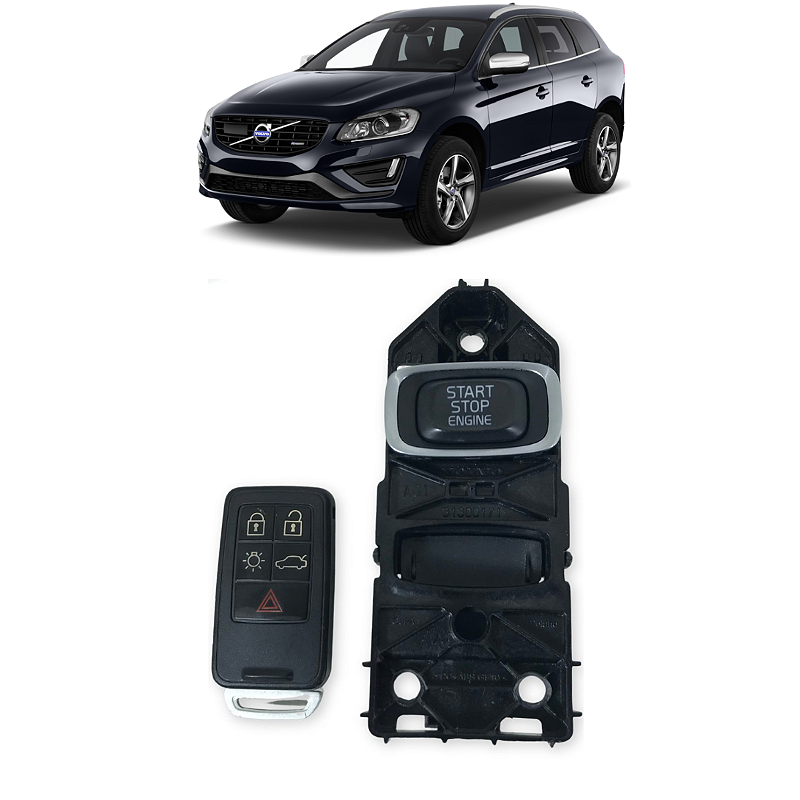 Botão Start Stop C/Chave Ignição Volvo XC60 2.0 2015 2016