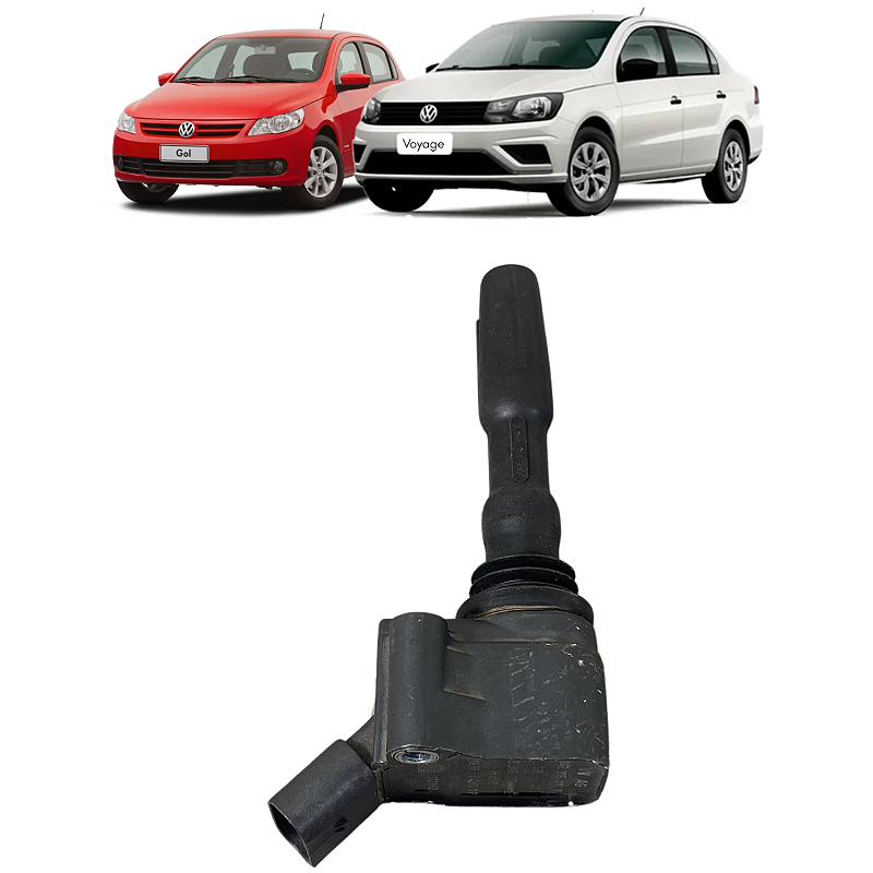 Bobina Ignição Volkswagen Gol Voyage Polo 1.0 3cc 2016 a 2023