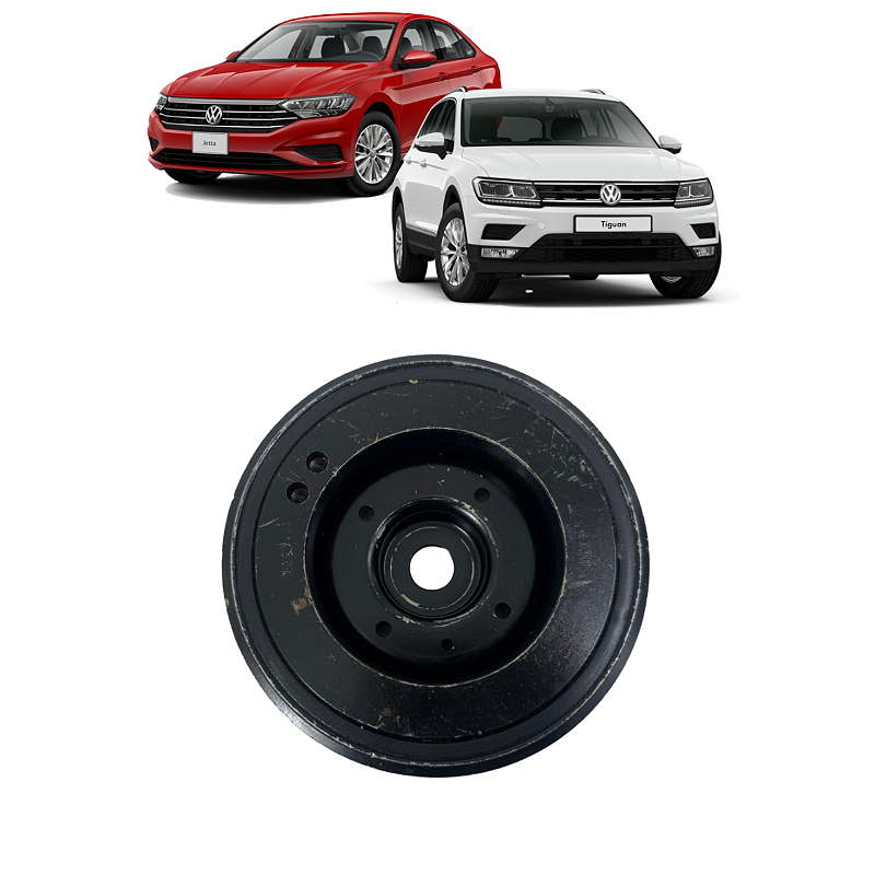 Polia Virabrequim Volkswagen Jetta Tiguan 2.0 2014 a 2020