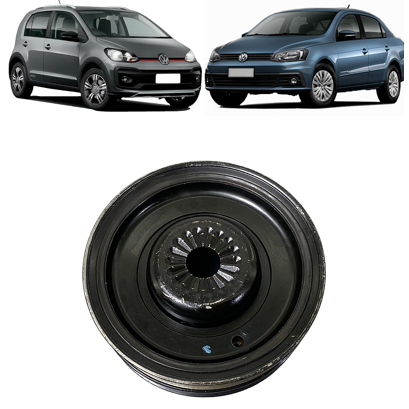 Polia Virabrequim Volkswagen Up! Voyage 2016 2017 a 2023